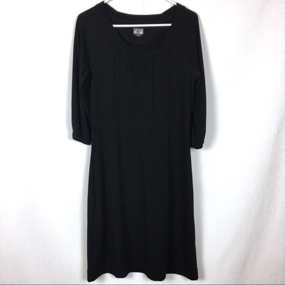 🍑3•4•$30 Converse Dress 3/4 Sleeves Elastic Waist